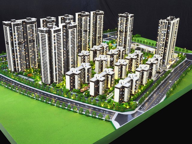 广州万科桃园里房地产模型