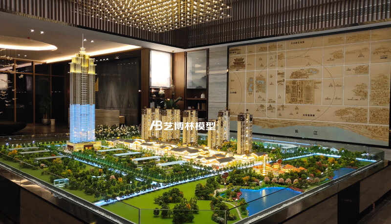 中建荆州之星沙盘模型