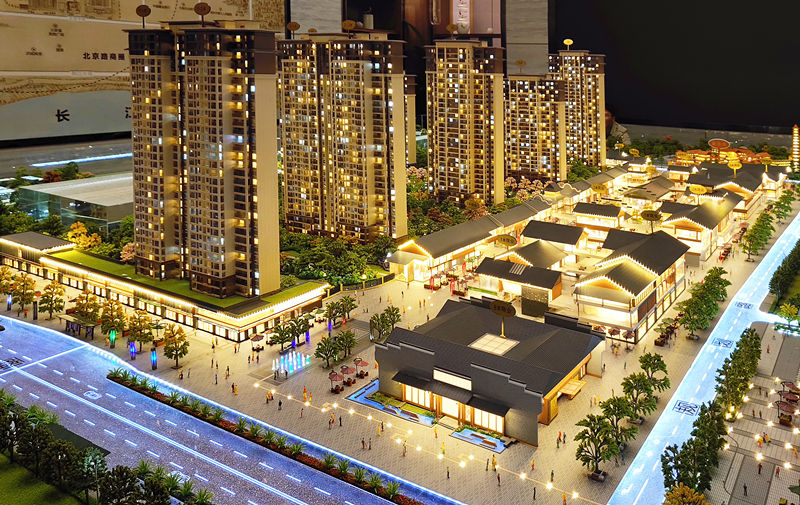 中建荆州之星房地产模型