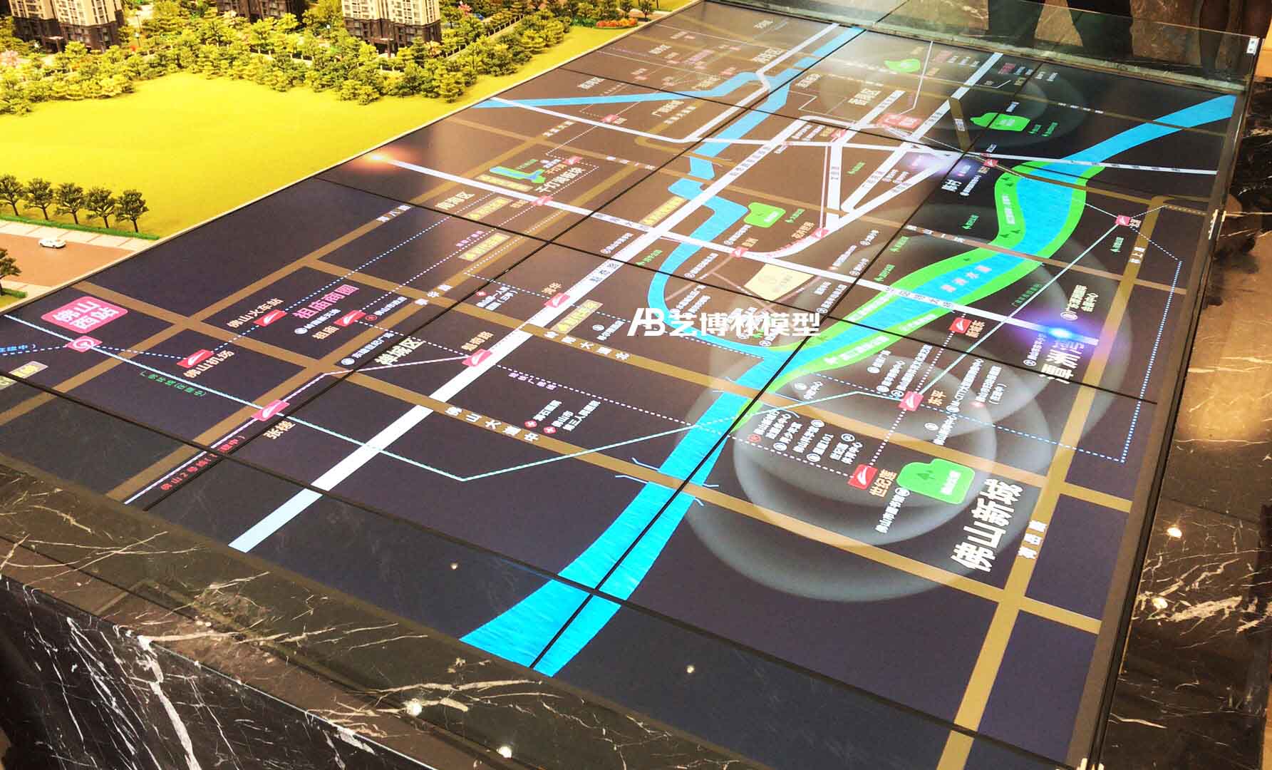 时代星英半岛电子区域模型