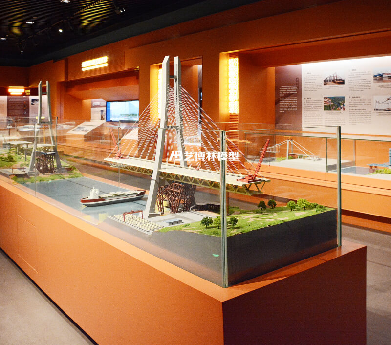 中建钢结构展厅工业模型