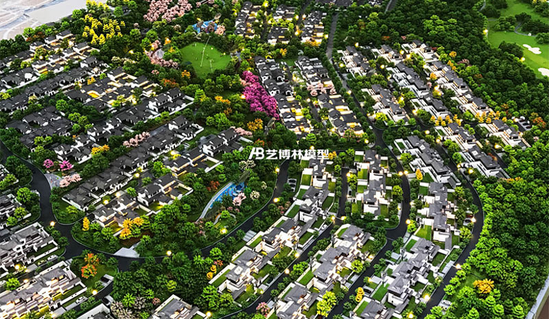 山东中泰城城市规划模型