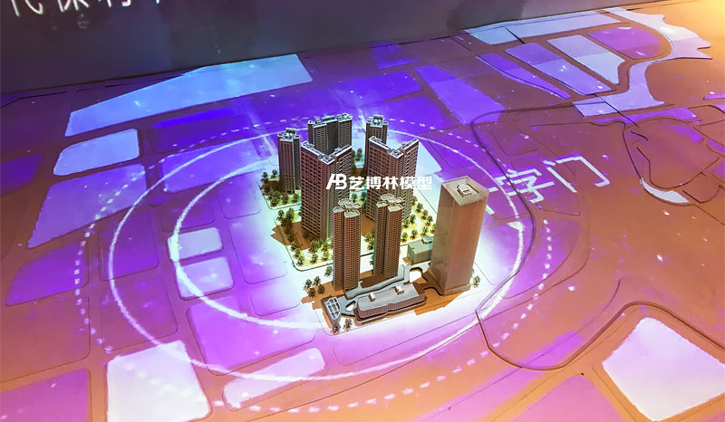 珠海保利时代中环广场房地产模型